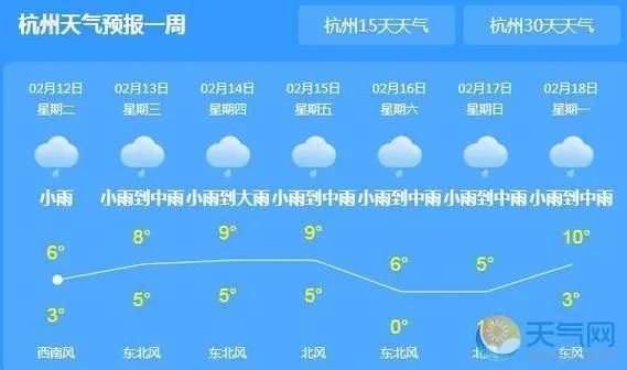 杭州天气在线（杭州天气预览）