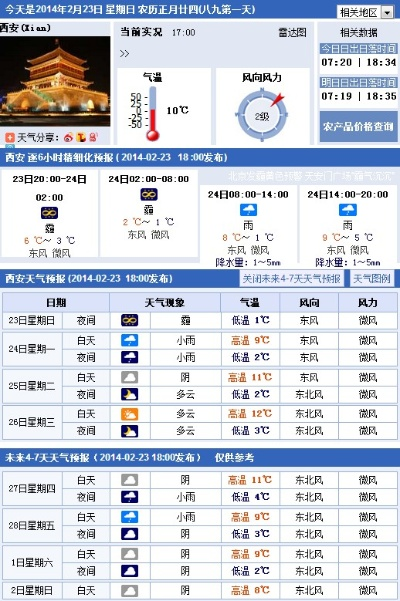 西安天气预报一周7天实时（西安10日天气预报查询）