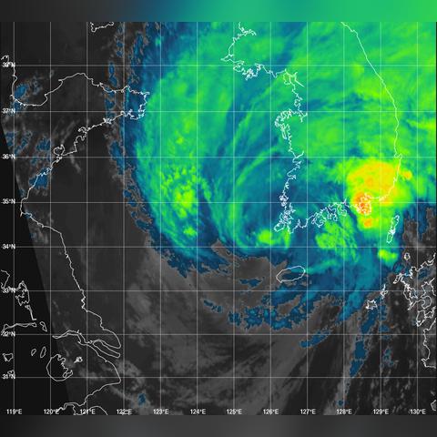 未来三天降雨云图（实时卫星云图）