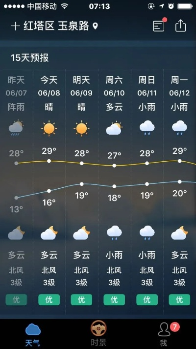玉溪天气预报（玉溪天气预报7天一周）